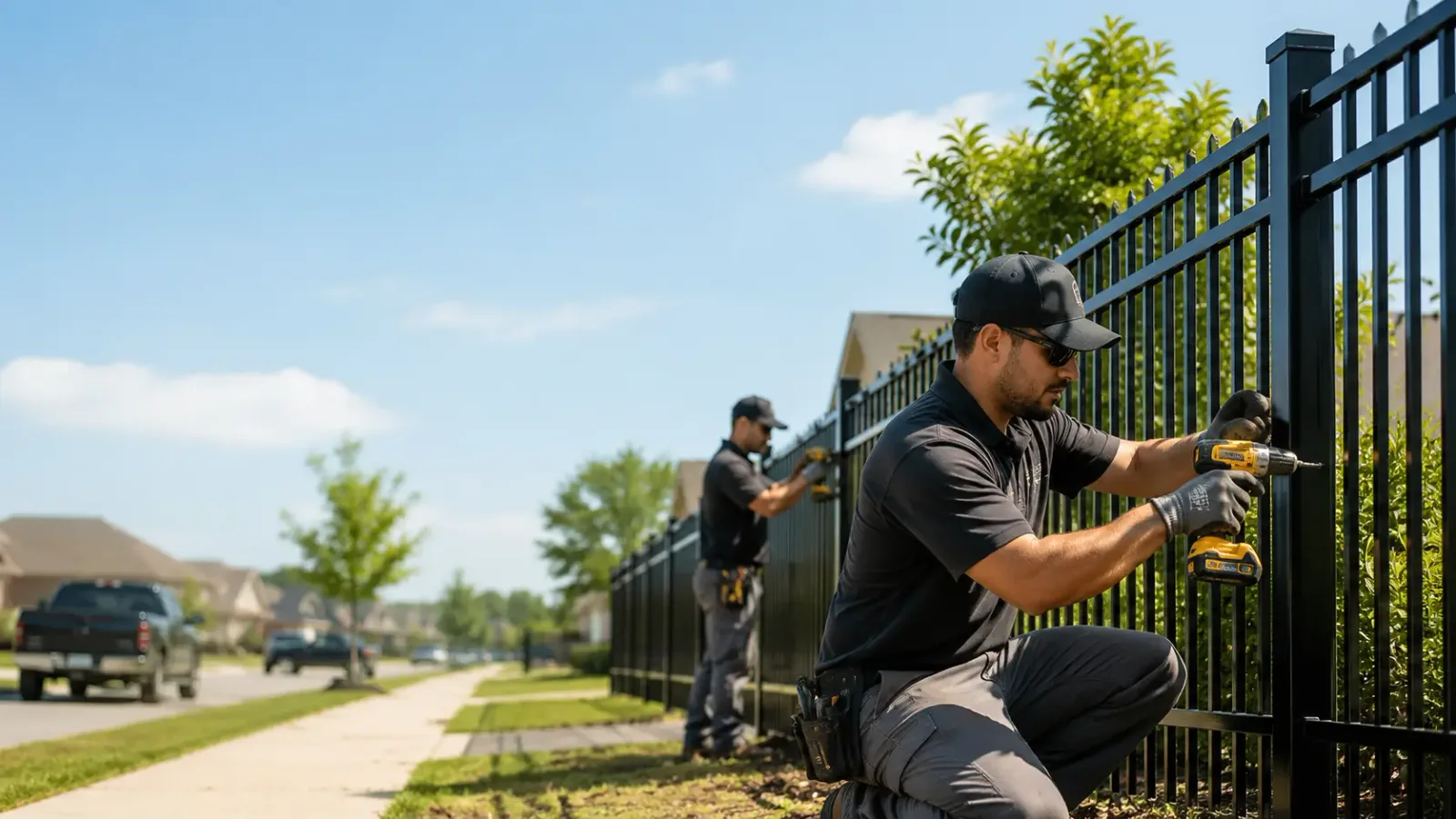 Metal Fence Installation in Mechanicsburg, PA